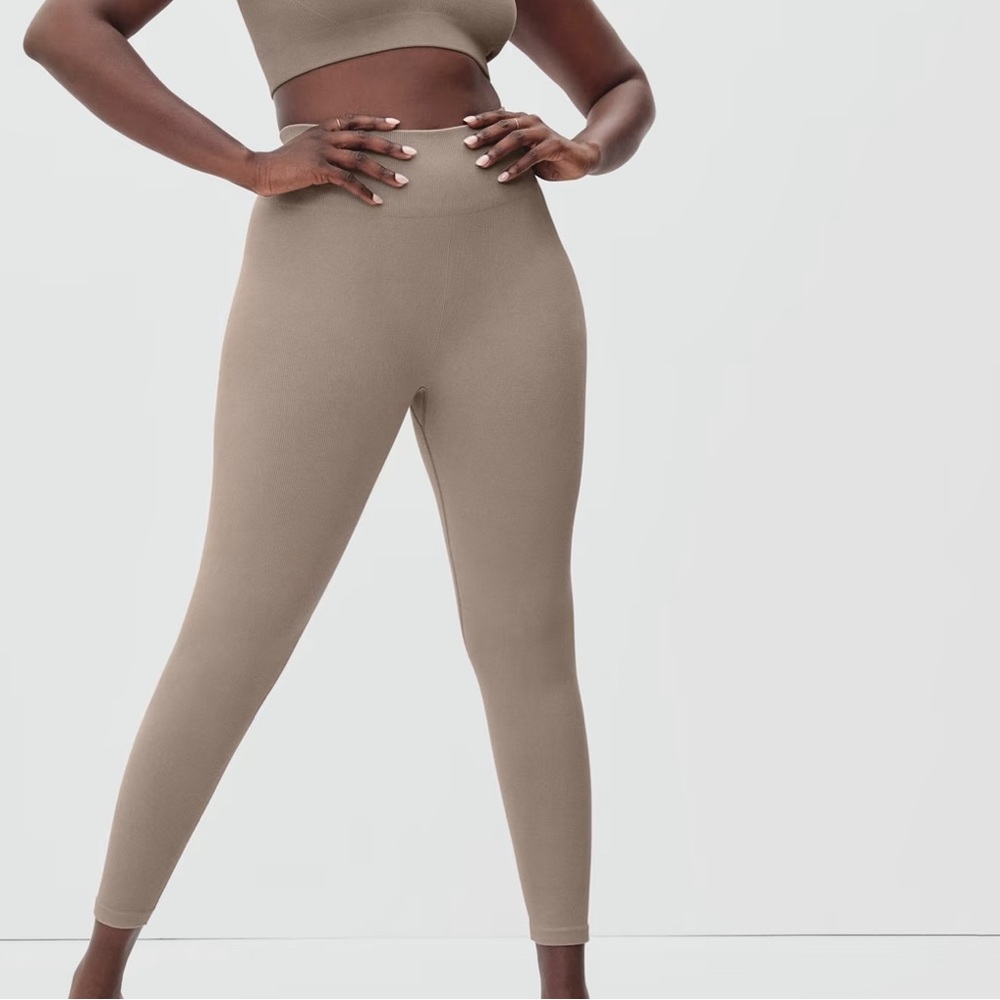 Everlane The Seamless Legging in Burnt Sugar